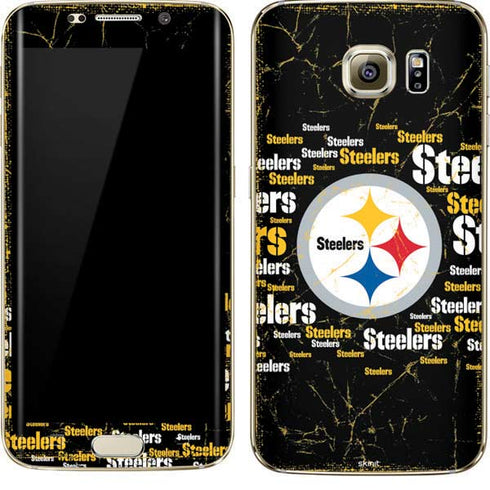 NFL Pittsburgh Steelers Black Blast Galaxy S7 Edge Skin